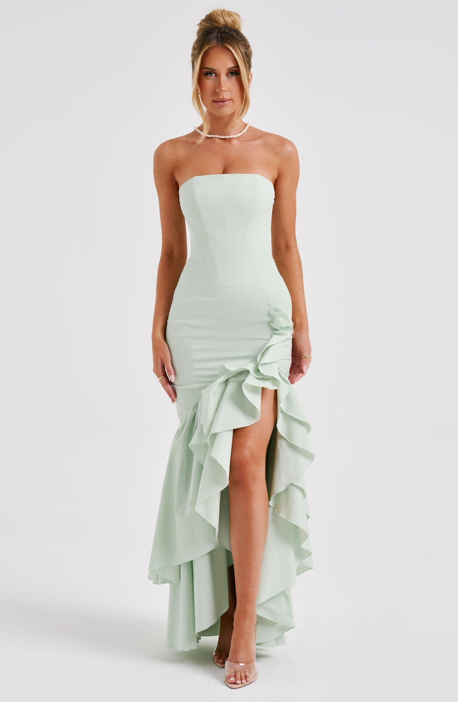 Salbei Angelina Maxi Dress