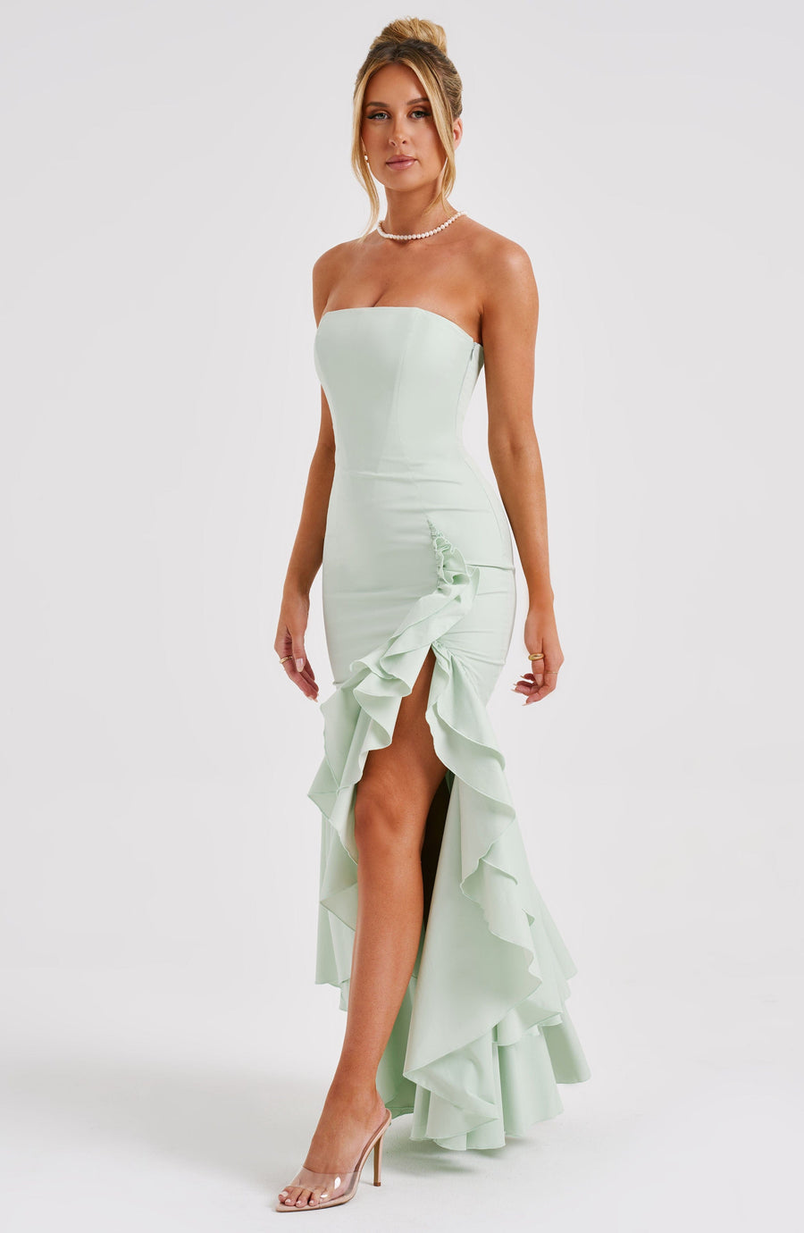 Salbei Angelina Maxi Dress