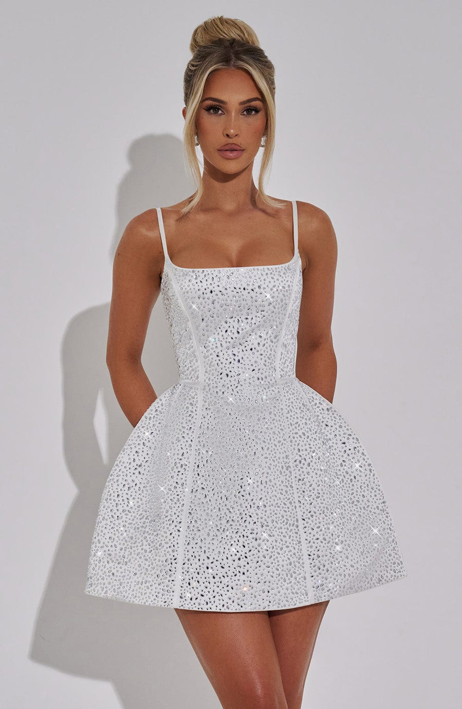 Angelique Mini-Dress - Ivory