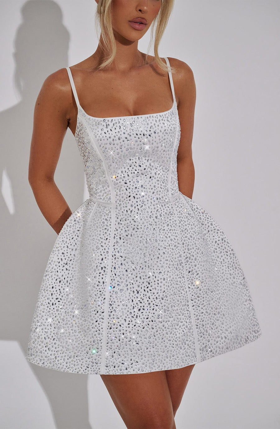 Angelique Mini-Dress - Ivory