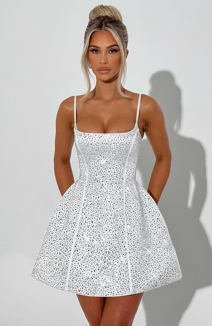 Angelique Mini-Dress - Ivory