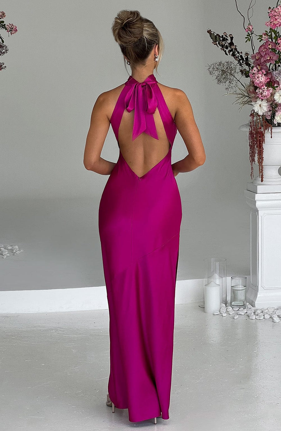Etta Maxi Dress - Bright Pink