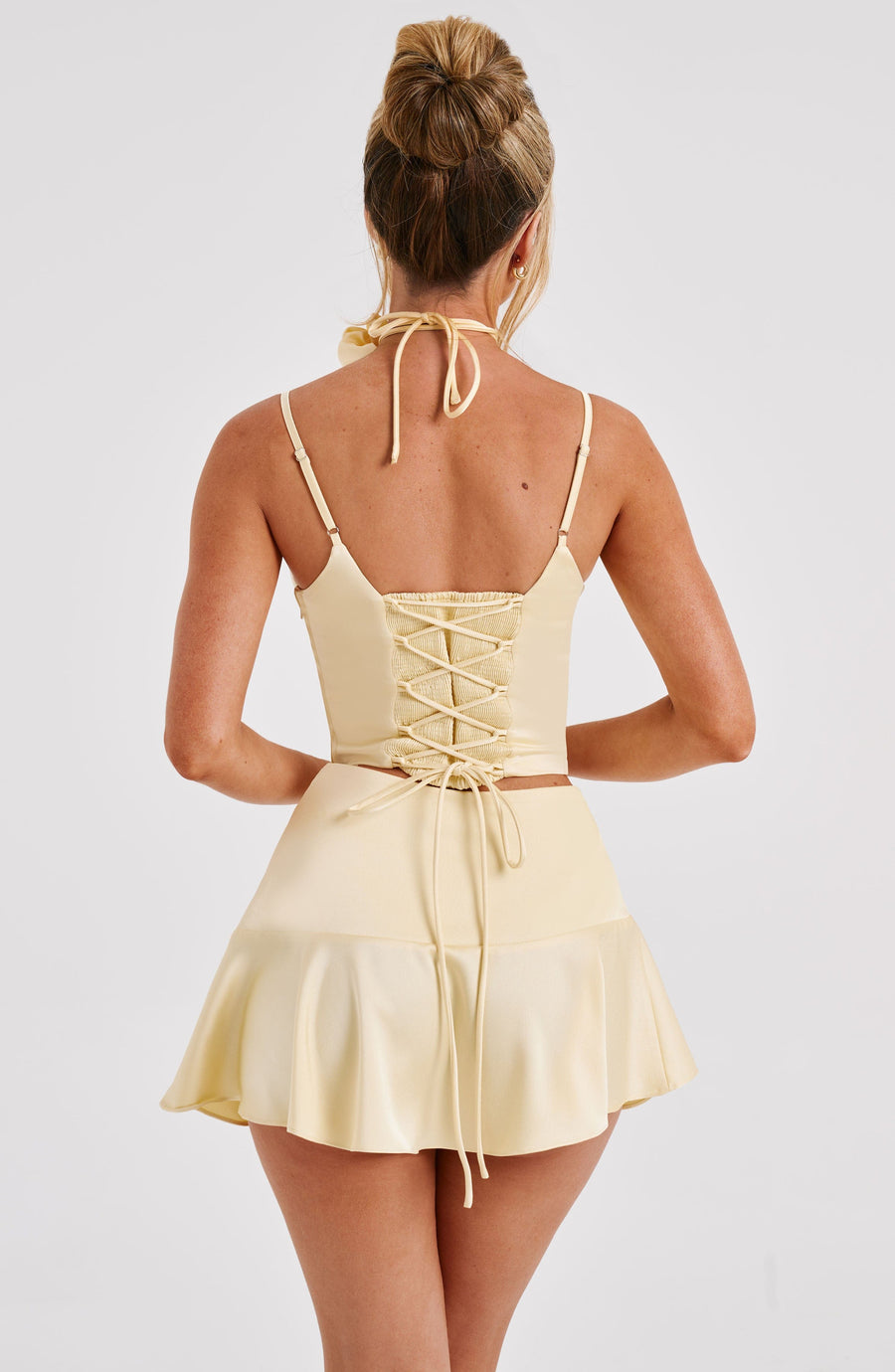 Louisa Lemon Mini Skirt